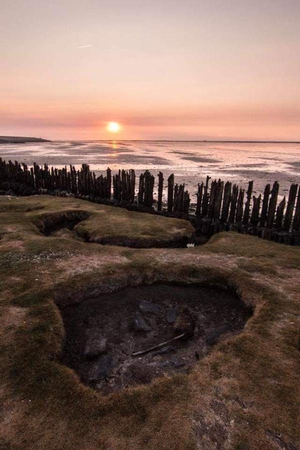 Vissershuisje Aan De Waddenzee Paesens Exteriér fotografie